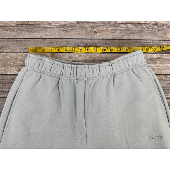 Little Puffy Comfort Sweatpants Womens Size XL Gray Fleece Lined Drawstring New - Picture 10 of 16
